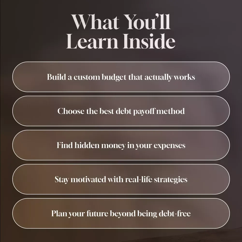 Your Step-by-Step Guide to Paying Off $5K in 6 Months and Gaining Financial Freedom | How to Pay Off $5000 in Debt in 6 Months eBook