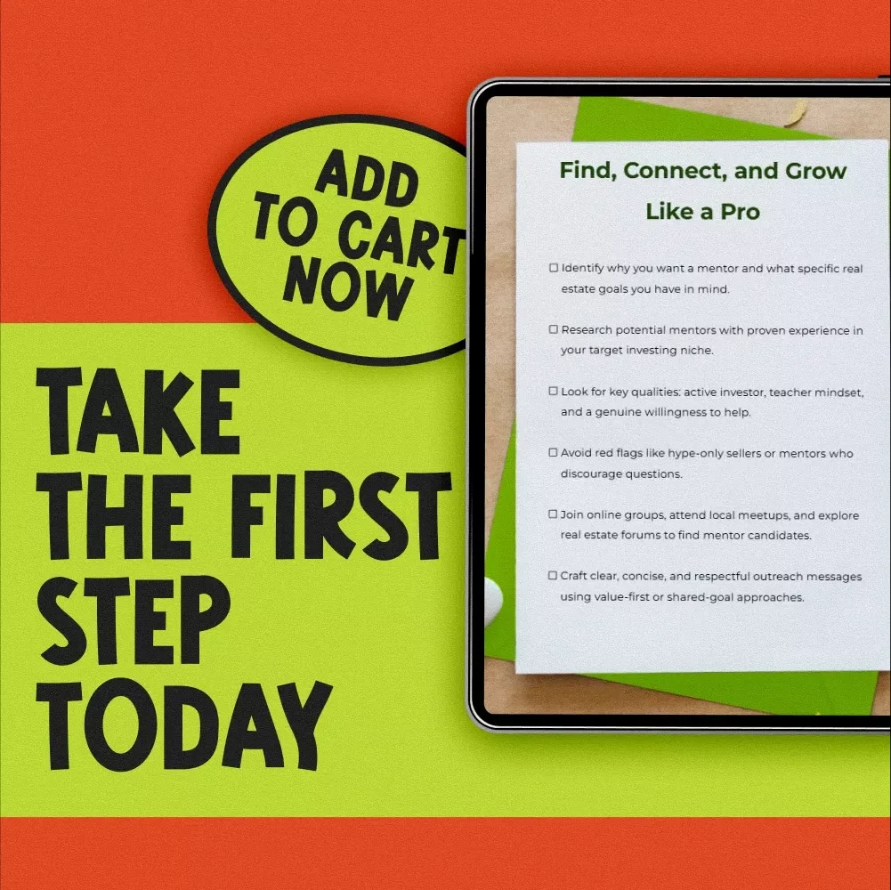 Find, Connect, and Grow Like a Pro | Real Estate Mentorship Checklist | How to Find a Mentor for Real Estate Investing Guide