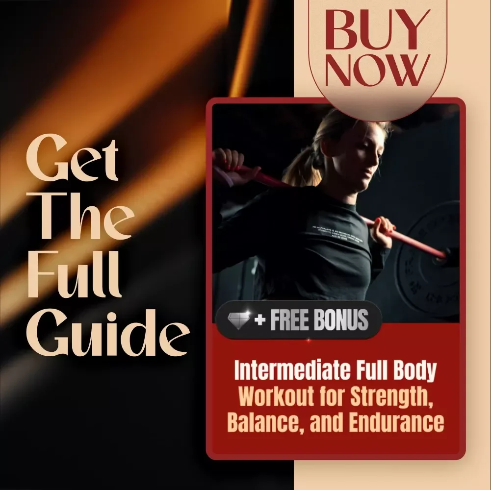 Intermediate Full Body Workout for Strength, Balance, and Endurance – Digital Guide | Full Body Fitness Plan | Strength & Endurance Training PDF