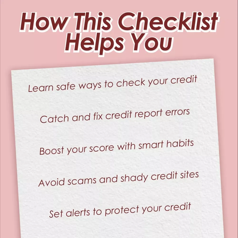 Your Ultimate Equifax Credit Score Check & Boost Checklist | Digital Download | How to Check Equifax Credit Score Guide | Printable PDF