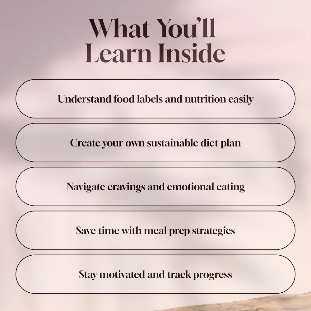 A Beginner’s Guide to Healthier, Happier Eating Habits | How to Start Eating Right | Nutrition eBook for Wellness Goals