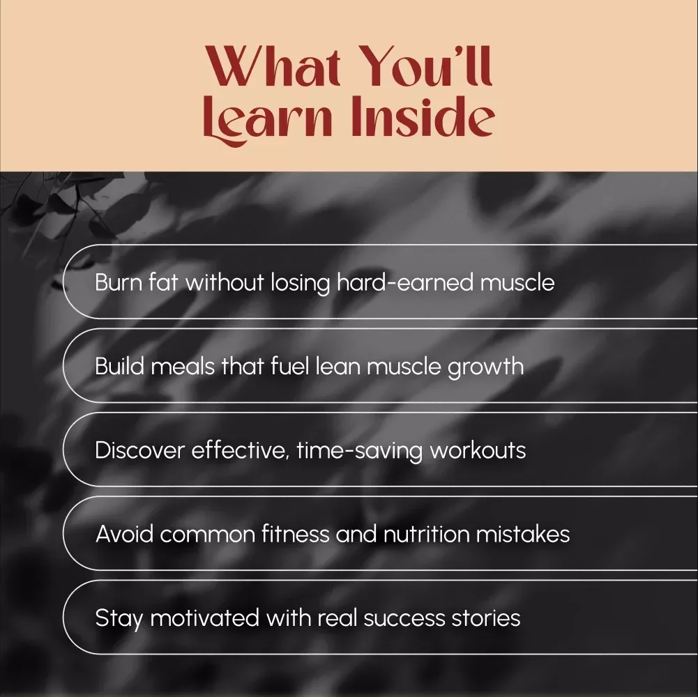 A Guide To Losing Fat And Maintaining Muscle Strength | How to Lose Weight But Keep Muscle | Fitness eBook, Digital Download, Fat Loss Guide