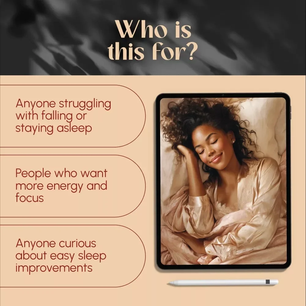Your Simple Guide to Better Rest and Brighter Days | Improve Sleep Quality eBook | Digital Download Sleep Guide for Wellness