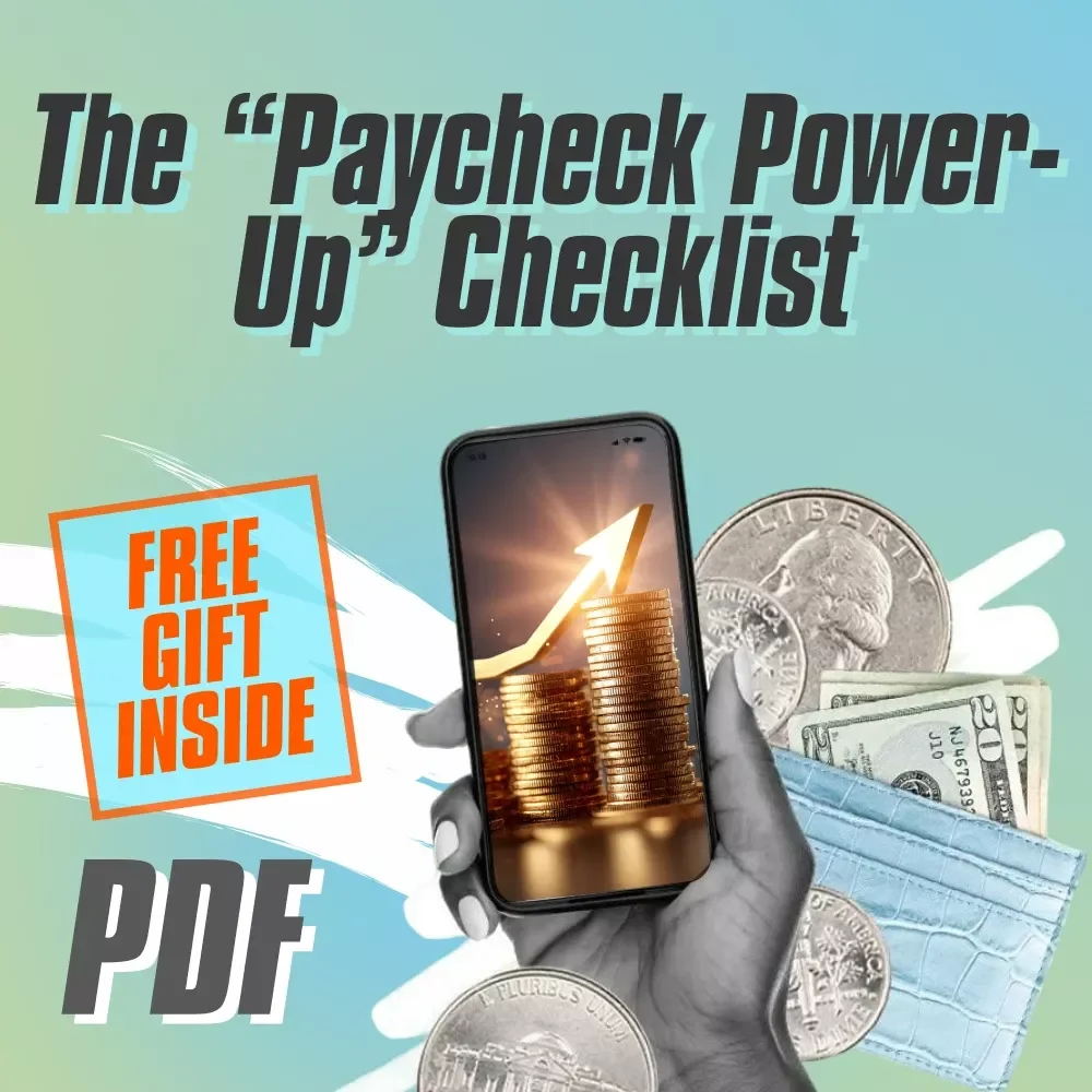 The “Paycheck Power-Up” Checklist | Biweekly Budgeting Guide | How to Budget Biweekly Paychecks Printable PDF