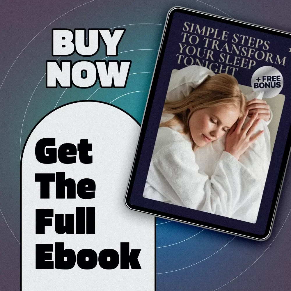 Simple Steps to Transform Your Sleep Tonight | Improve Sleep eBook | Things to Do to Improve Sleep | Digital Download Guide