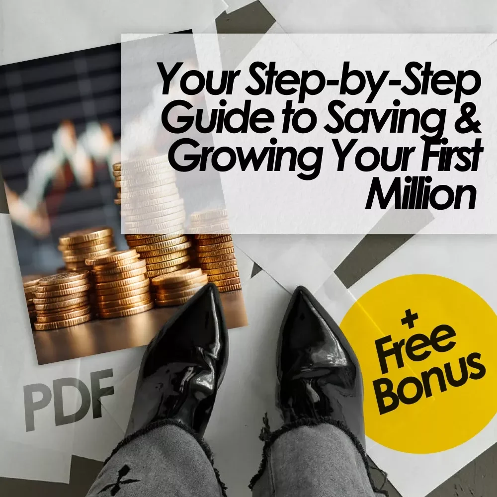 Your Step-by-Step Guide to Saving & Growing Your First Million | Printable Checklist | How to Save a Million Dollars eBook PDF