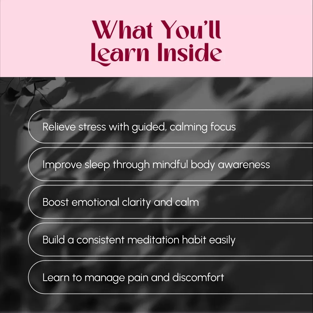 Tune In: A Simple Guide to Body Scan Meditation | Digital Download | How to Do a Body Scan Meditation | Mindfulness PDF Guide