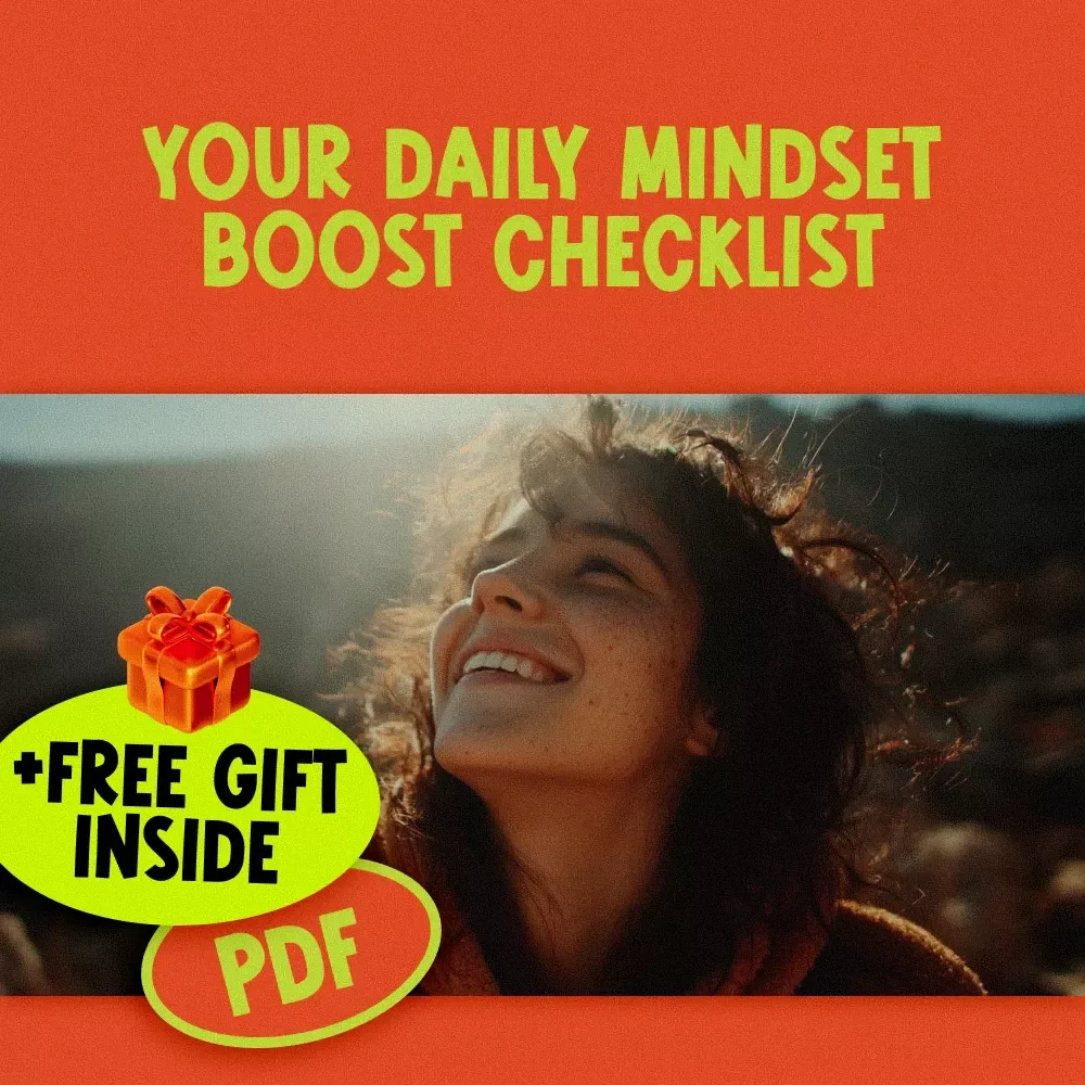 Your Daily Mindset Boost Checklist – 20 Daily Affirmations for Self Care & Positive Thinking, Digital Download, Morning Routine PDF, Affirmation Guide