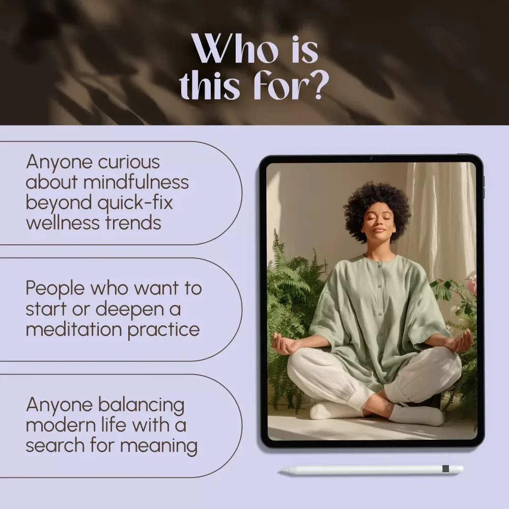 Awake & Aware: A Modern Guide to Mindfulness in Buddhism – Digital Guide for Practicing Mindfulness, Buddhist Teachings, and Awareness Techniques