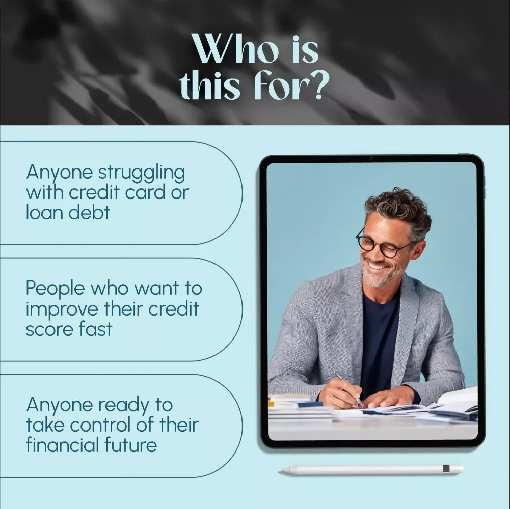 How to Pay Off Debt and Improve Your Credit Report Fast | Guide to Fixing Debt on Credit Report | Digital Download PDF