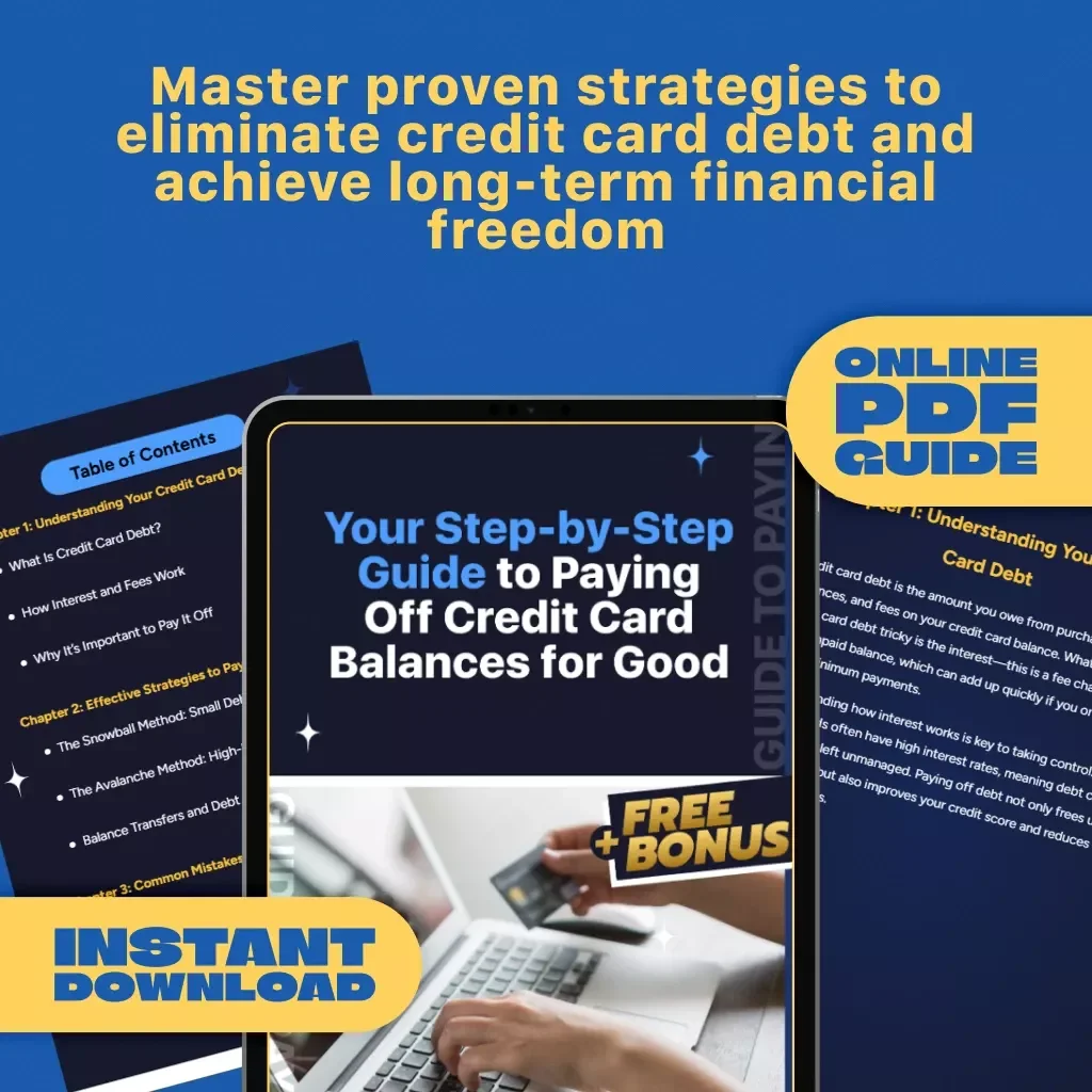 Your Step-by-Step Guide to Paying Off Credit Card Balances for Good | Digital Download | How Can I Pay Off Credit Card Debt? PDF Guide