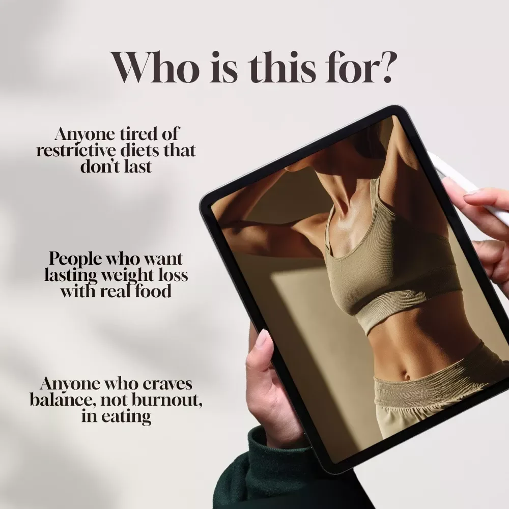 The Ultimate Guide on How to Eat What You Want and Lose Weight | Digital Guide for Mindful Eating & Sustainable Weight Loss