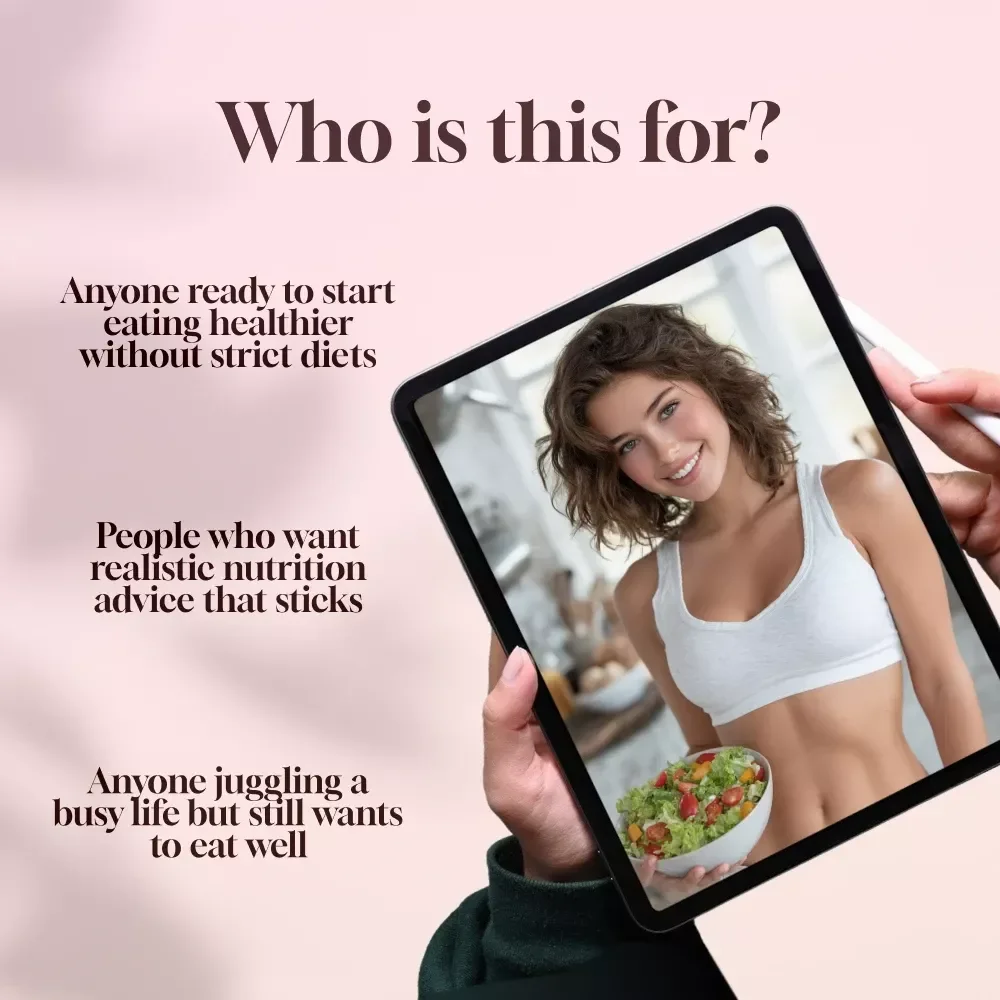 A Beginner’s Guide to Healthier, Happier Eating Habits | How to Start Eating Right | Nutrition eBook for Wellness Goals