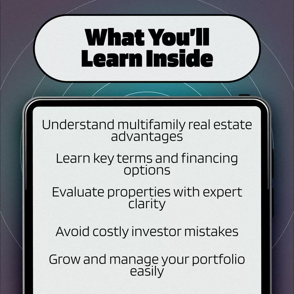 Apartment Building Investing Made Simple | How to Invest in Apartment Buildings eBook for Beginners | Real Estate Digital Download Guide