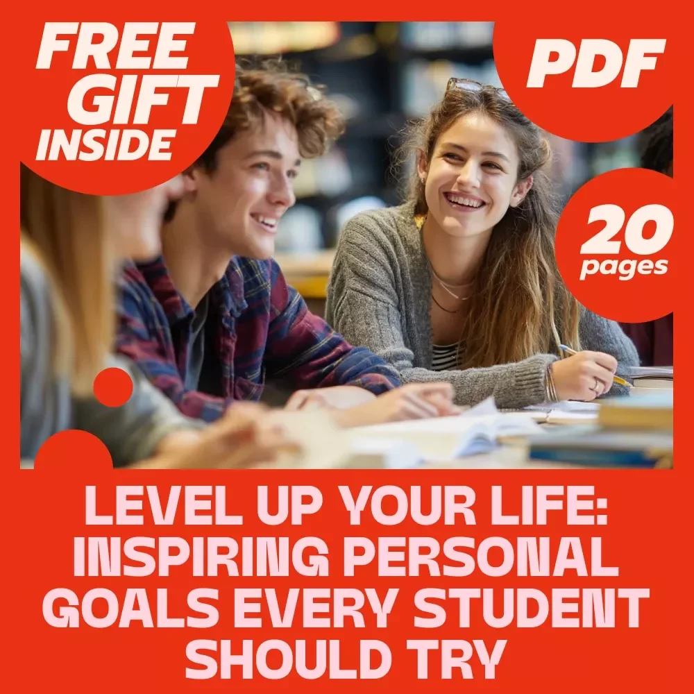 Level Up Your Life: Inspiring Personal Goals Every Student Should Try – eBook for Students | Examples of Personal Goals for Students | Digital Download Guide