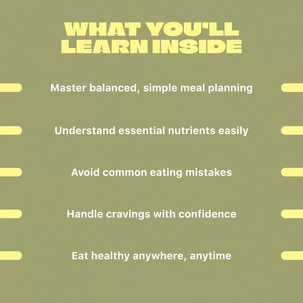 Healthy Habits Start Here with The Ultimate Guide to Eating Right | How to Start Eating Right Guide | Printable Wellness eBook