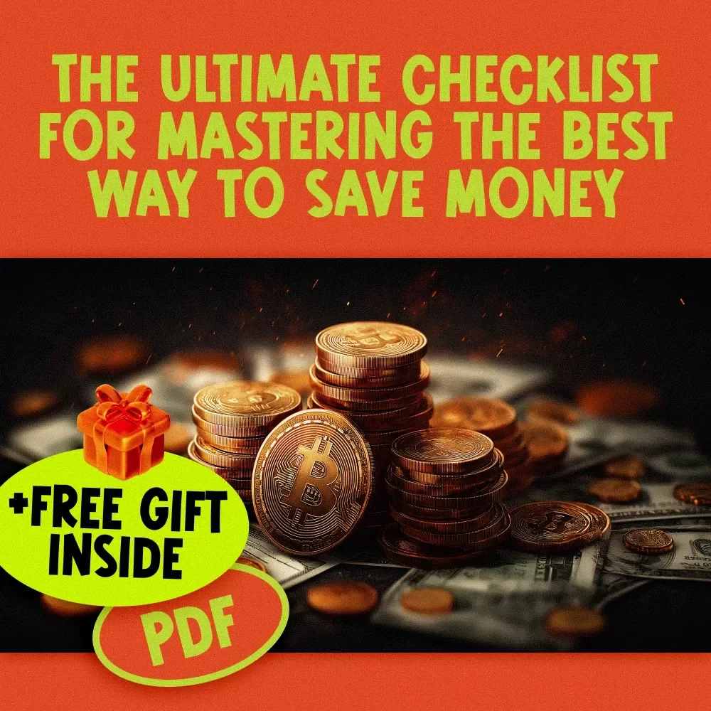 The Ultimate Checklist for Mastering the Best Way to Save Money – Printable Budget Planner | Financial Goal Setting | Digital Download