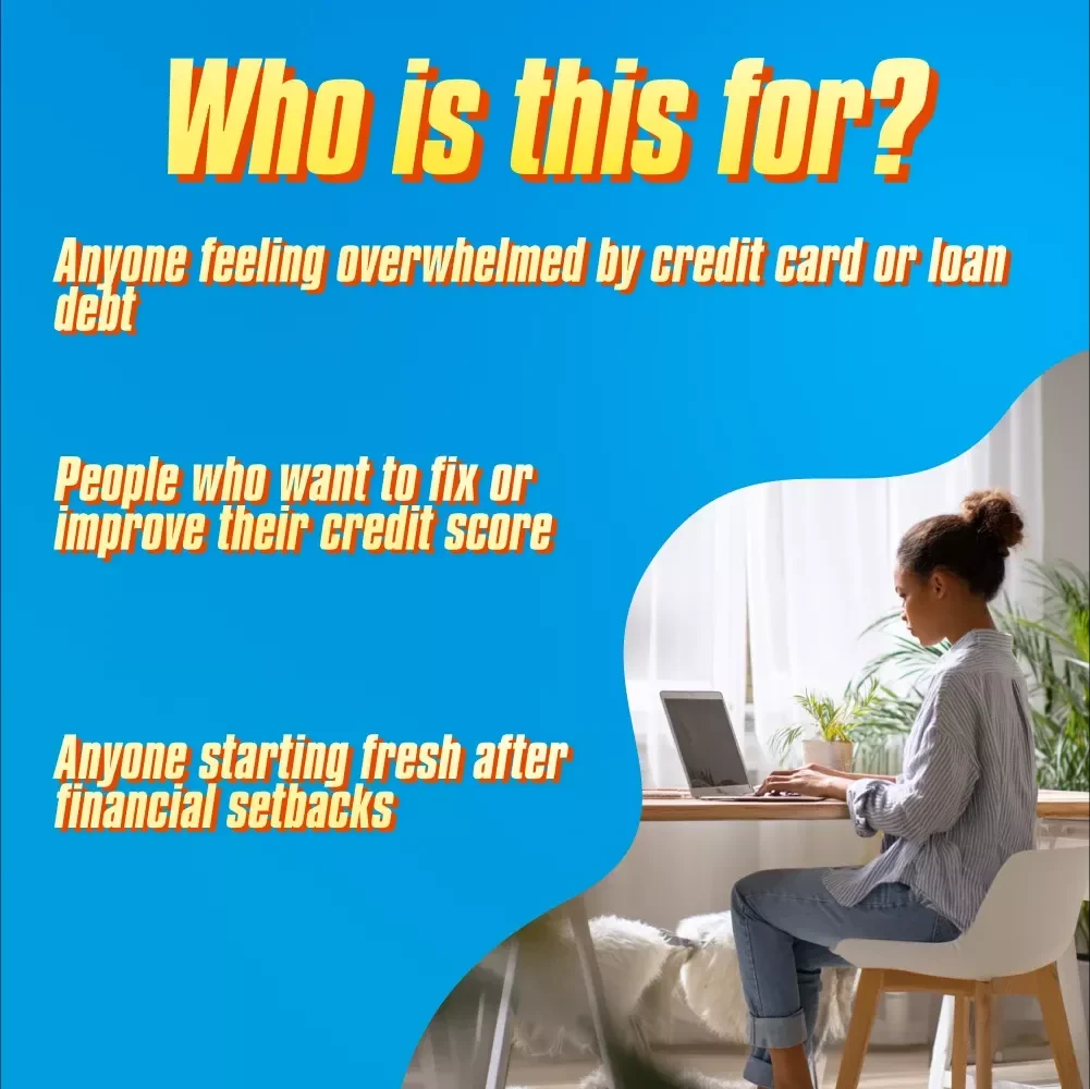 The Credit Clean-Up Checklist | Debt Payoff Planner | How to Pay Off Debt on Credit Report | Credit Report Repair Digital Download