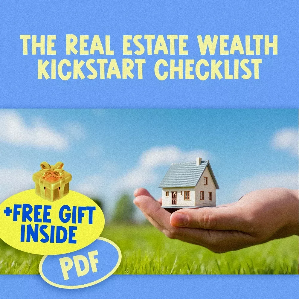 The Real Estate Wealth Kickstart Checklist | Digital Download for Beginner Investors | How Much Can You Make Investing in Real Estate?
