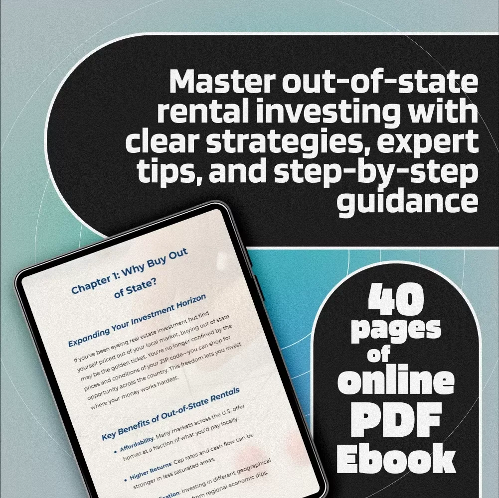 The Smart Investor’s Guide to Buying Rental Property Out of State | How to Buy Rental Property Out of State eBook for Remote Real Estate Investing