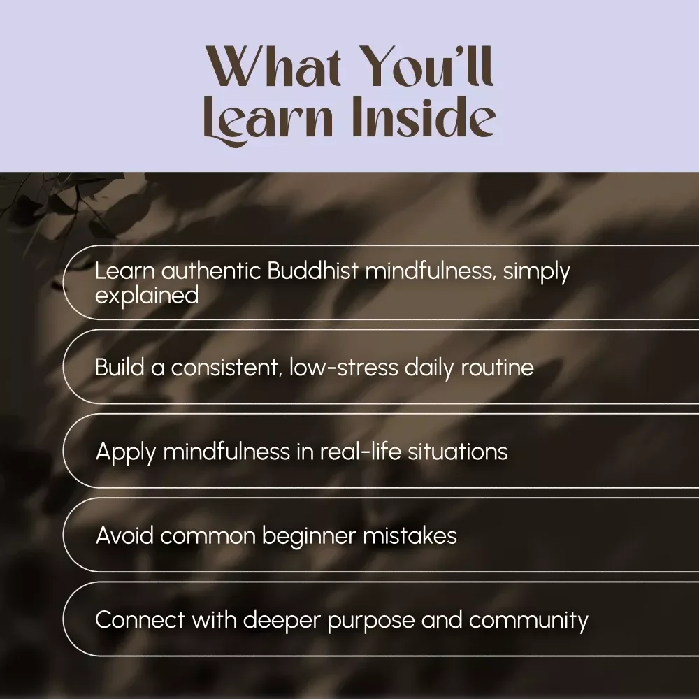 Awake & Aware: A Modern Guide to Mindfulness in Buddhism – Digital Guide for Practicing Mindfulness, Buddhist Teachings, and Awareness Techniques