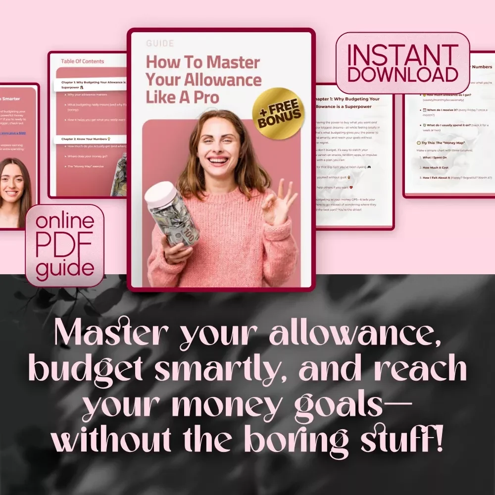 How to Master Your Allowance Like a Pro | Budgeting Guide for Kids & Teens | How Do You Budget Your Allowance eBook Download