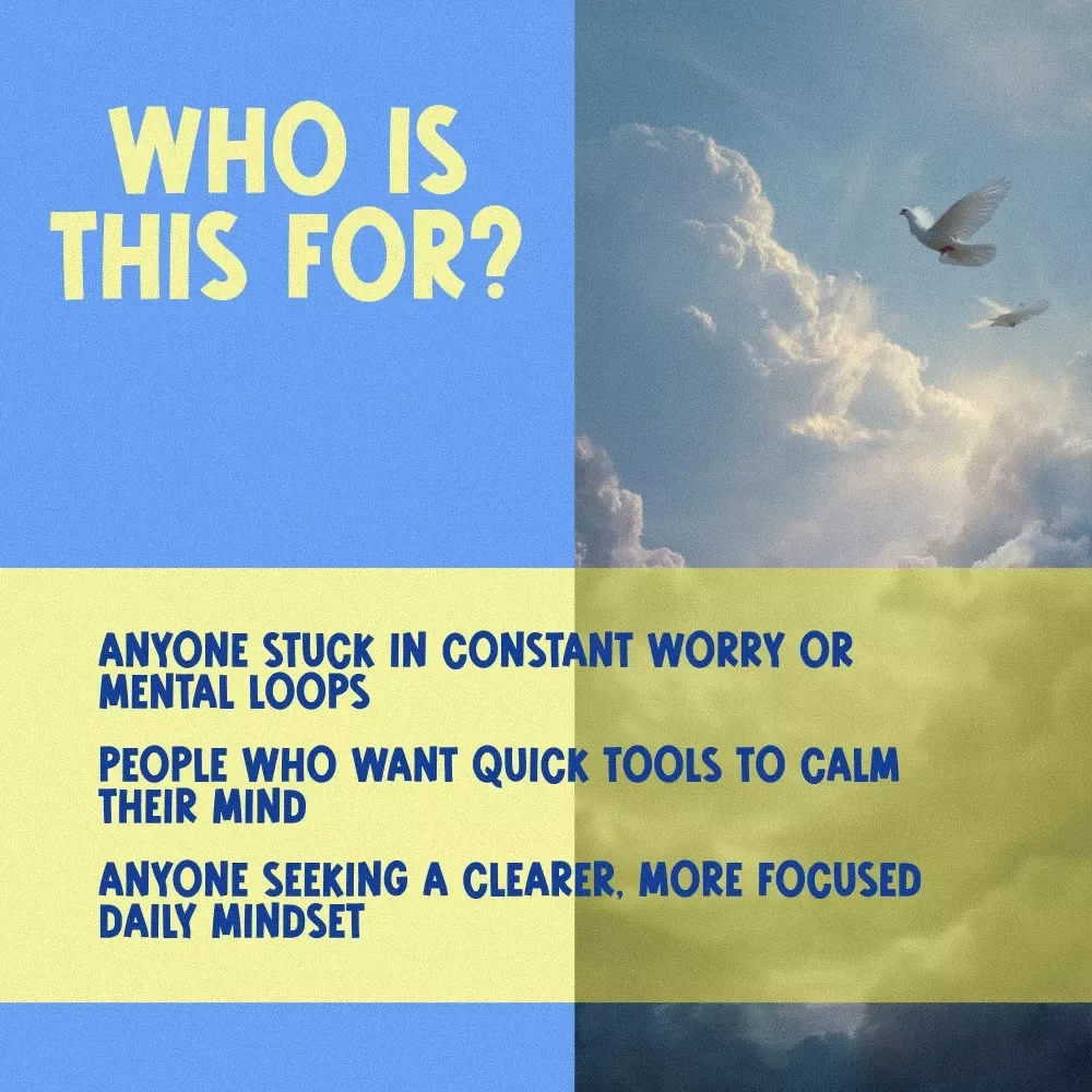 The Overthinking Detox Checklist: 10 Quick Wins for a Calm, Clear Mind | Mental Clarity Digital Download | How to Calm Your Mind from Overthinking