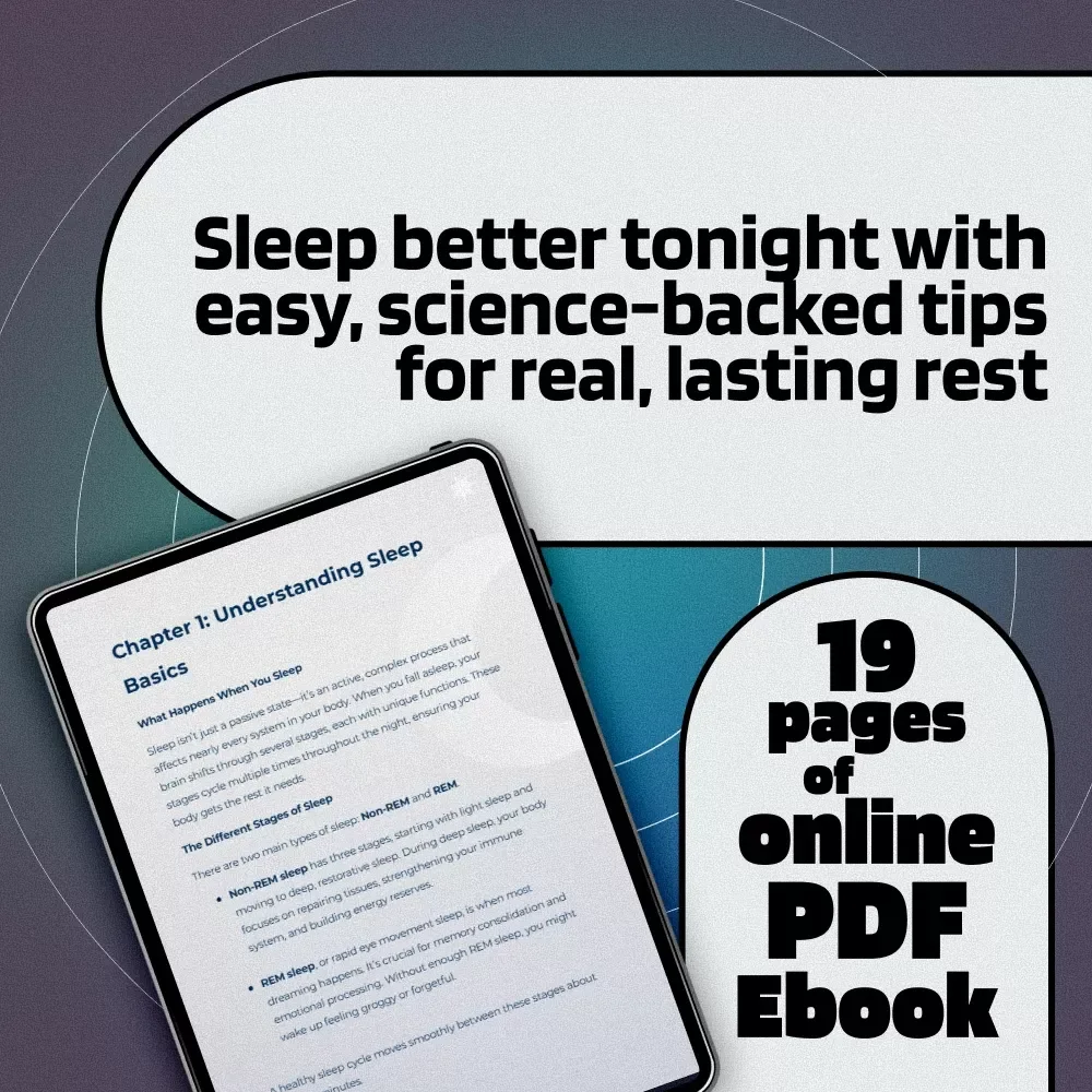 Simple Steps to Transform Your Sleep Tonight | Improve Sleep eBook | Things to Do to Improve Sleep | Digital Download Guide