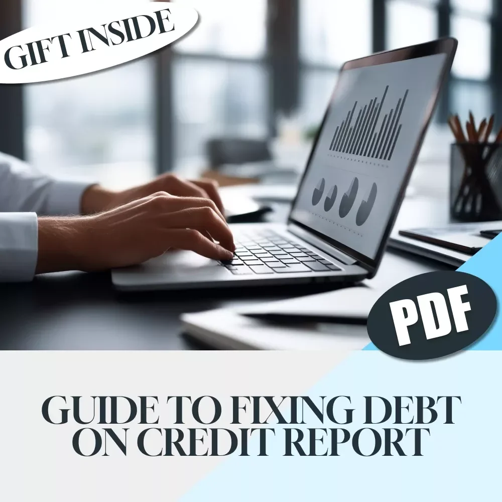 How to Pay Off Debt and Improve Your Credit Report Fast | Guide to Fixing Debt on Credit Report | Digital Download PDF