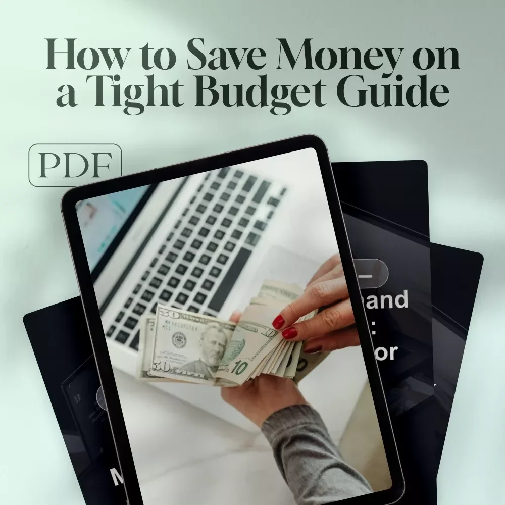From Struggle to Strategy: How to Save Money on a Tight Budget | Budgeting Guide, Digital Download, Money-Saving eBook, Financial Planning, Track Spending Checklist