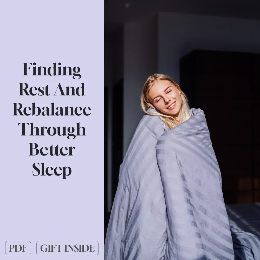 Finding Rest And Rebalance Through Better Sleep | Sleep and Stress Reduction Guide | Wellness eBook for Better Rest, Sleep Hygiene, and Relaxation
