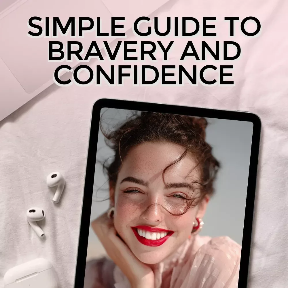 Boldly You: A Simple Guide to Bravery and Confidence – How to Be More Brave and Confident | Digital Download PDF | Personal Growth Guide, eBook, Checklist