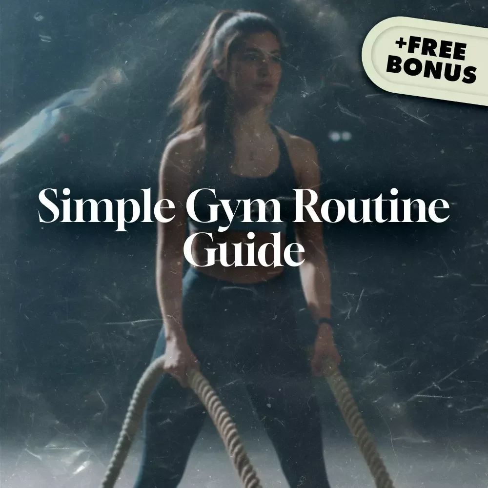 Simple Gym Moves For Beginners Who Want To Stay Fit - Digital Fitness Guide for a Simple Gym Routine, Easy Beginner Workout Plan, Home or Gym Printable