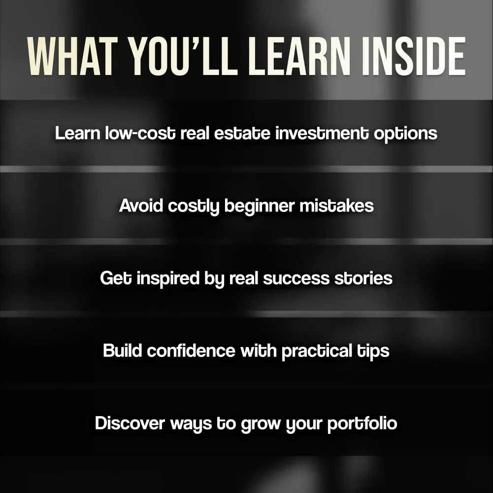 How to Kickstart Your Real Estate Journey with Just $10,000 – Beginner-Friendly Guide | How to Invest in Real Estate with 10K eBook, Digital Download