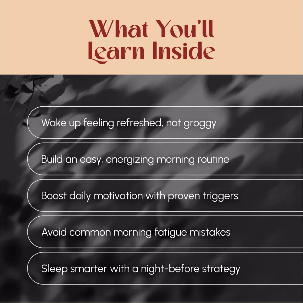 Rise & Shine: The Energized Morning Blueprint – Checklist to Wake Up Energized and Motivated | Morning Routine Guide for Productivity & Motivation
