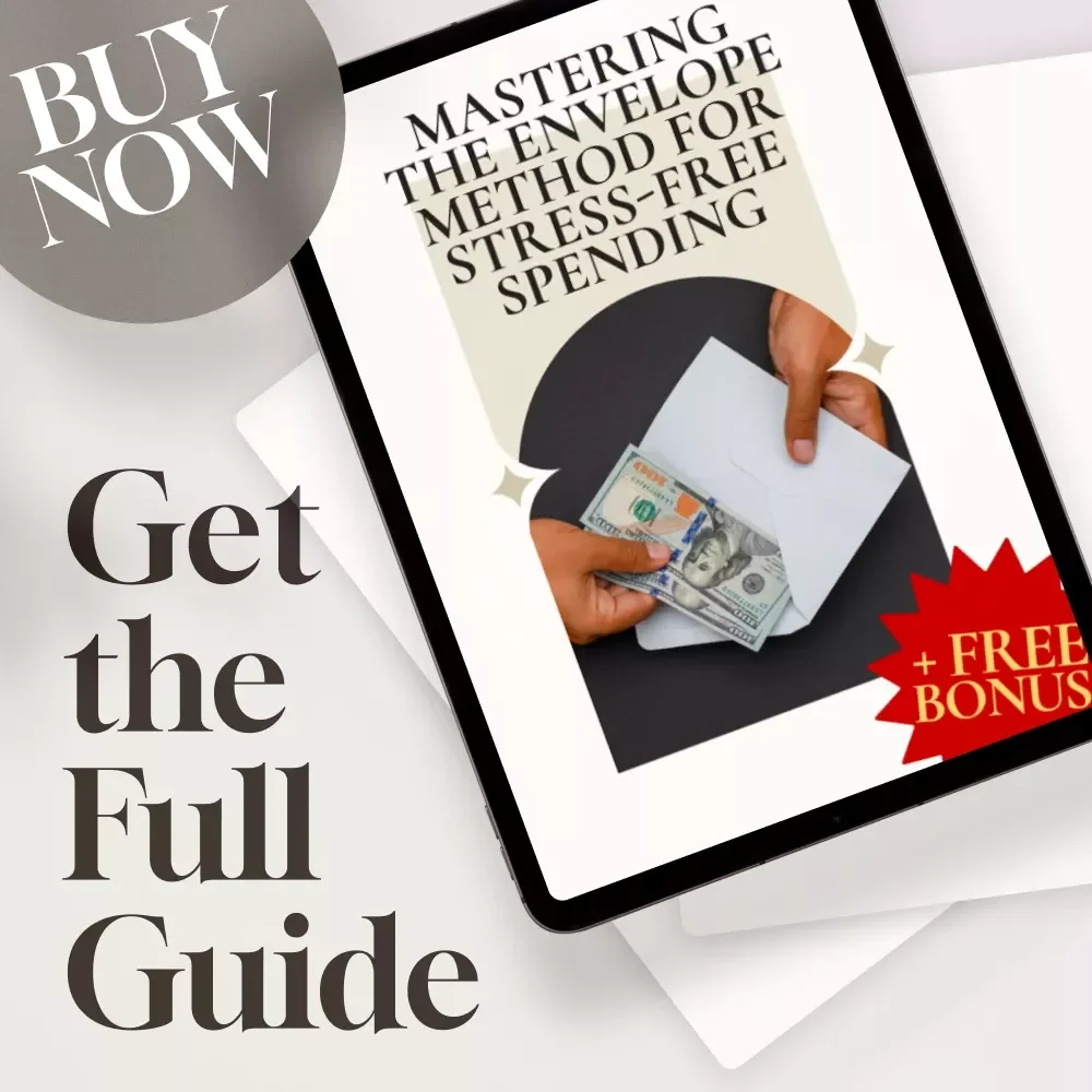 Mastering the Envelope Method for Stress-Free Spending | Budgeting Guide, Digital Download for Envelope Savings, Debt-Free Living