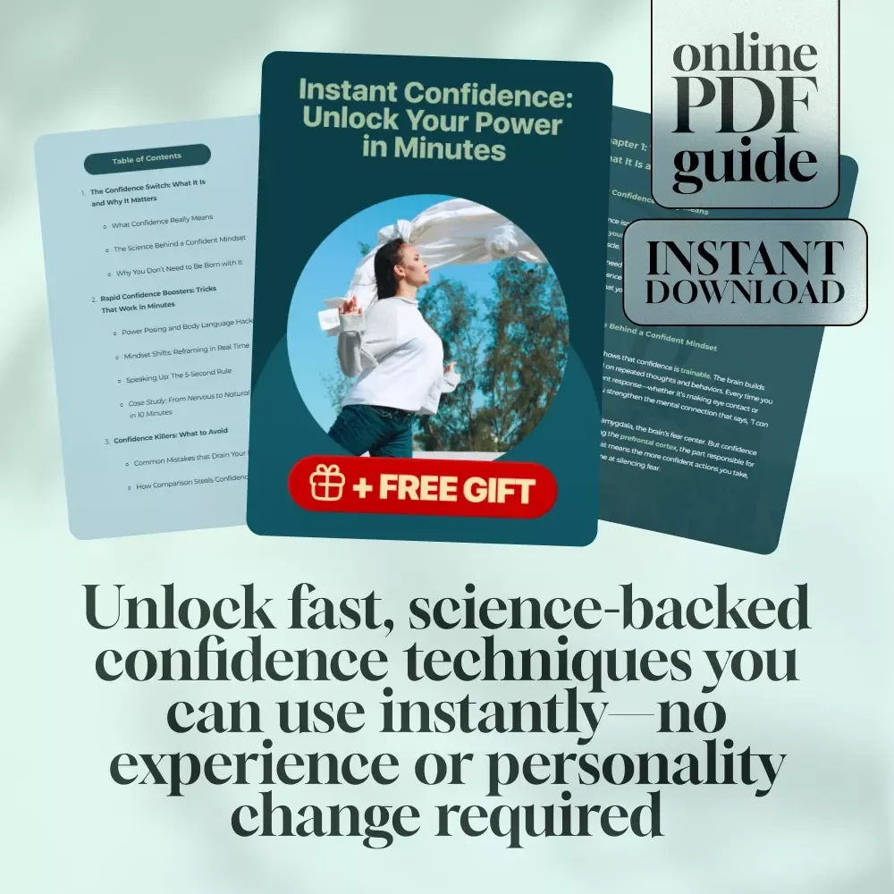 Instant Confidence: Unlock Your Power in Minutes – How to Boost Confidence Quickly | Self-Help Digital Guide for Rapid Results
