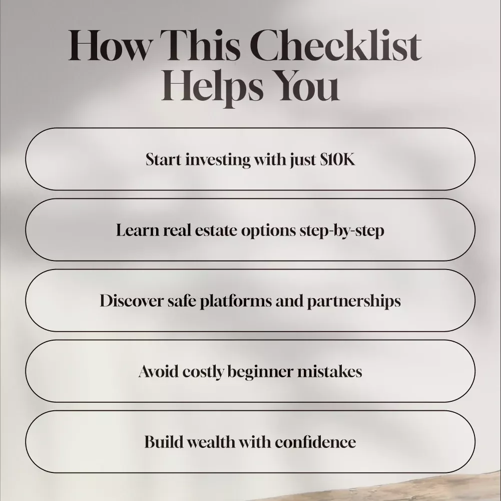 10K to Smart Investing Success Checklist