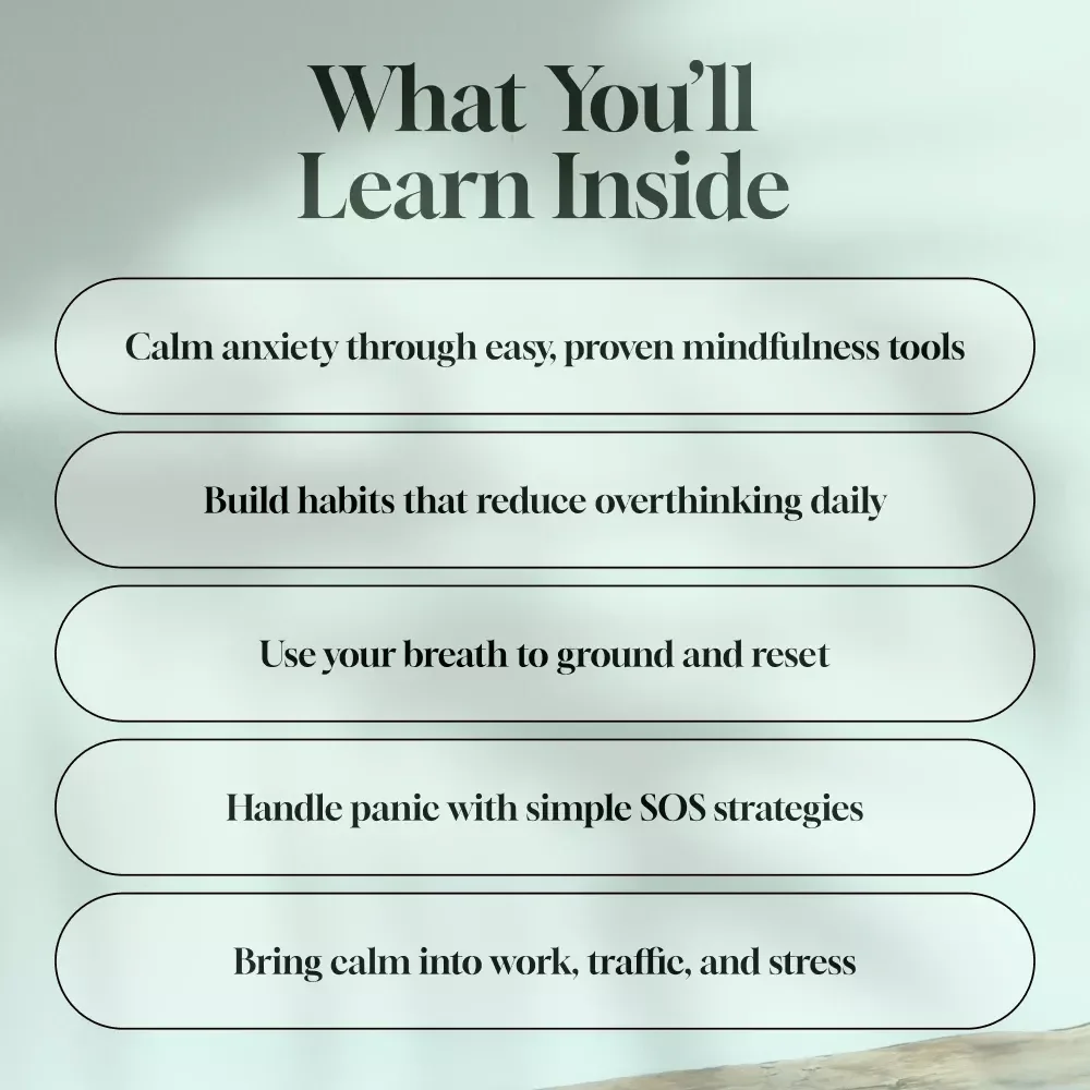 Calm in the Chaos: Mindfulness Exercises to Ease Anxiety