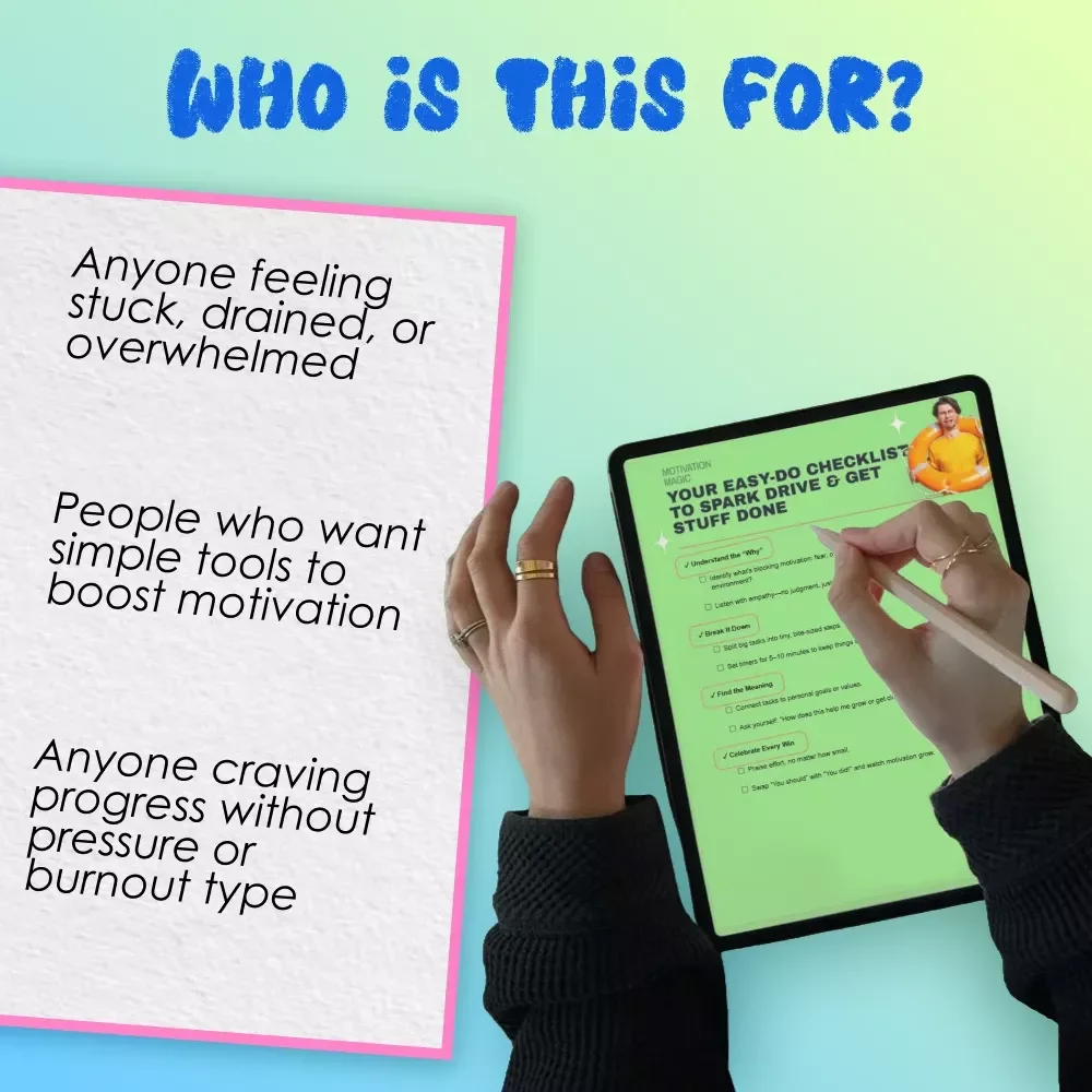 Motivation Magic: Your Easy-Do Checklist to Spark Drive & Get Stuff Done – Digital Guide on How to Motivate Someone Who Doesn’t Want to Work