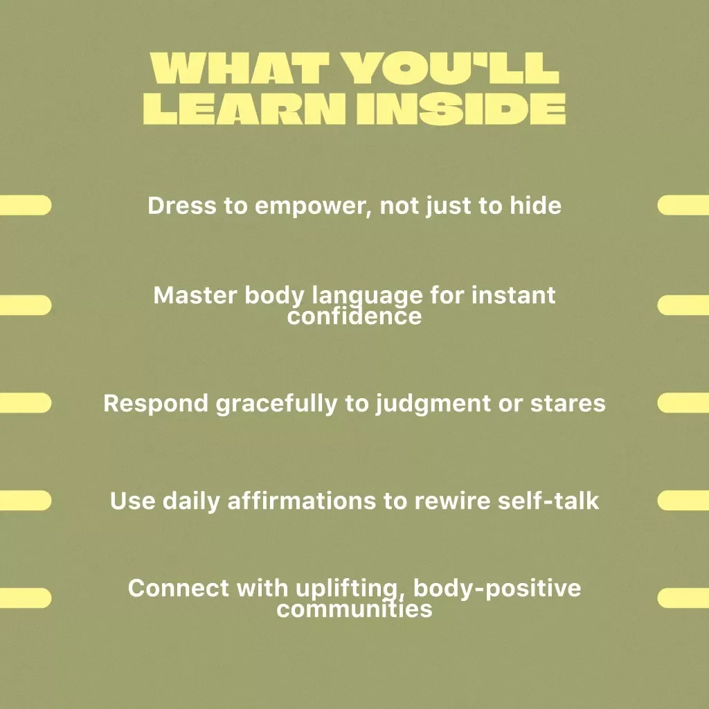 Own Your Confidence: Thriving Boldly with a Big Stomach – Body Positivity Guide | How to Be Confident with a Big Stomach | Self-Love eBook for Women