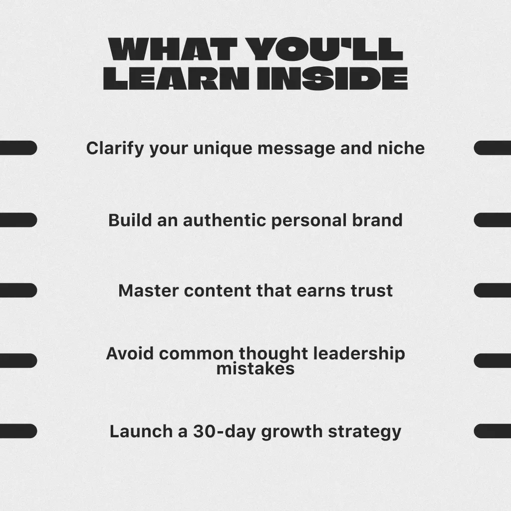 Stand Out Loud: Your Guide to Becoming a Thought Leader in Any Industry | How to Become a Thought Leader in Your Industry | Digital Download Guide