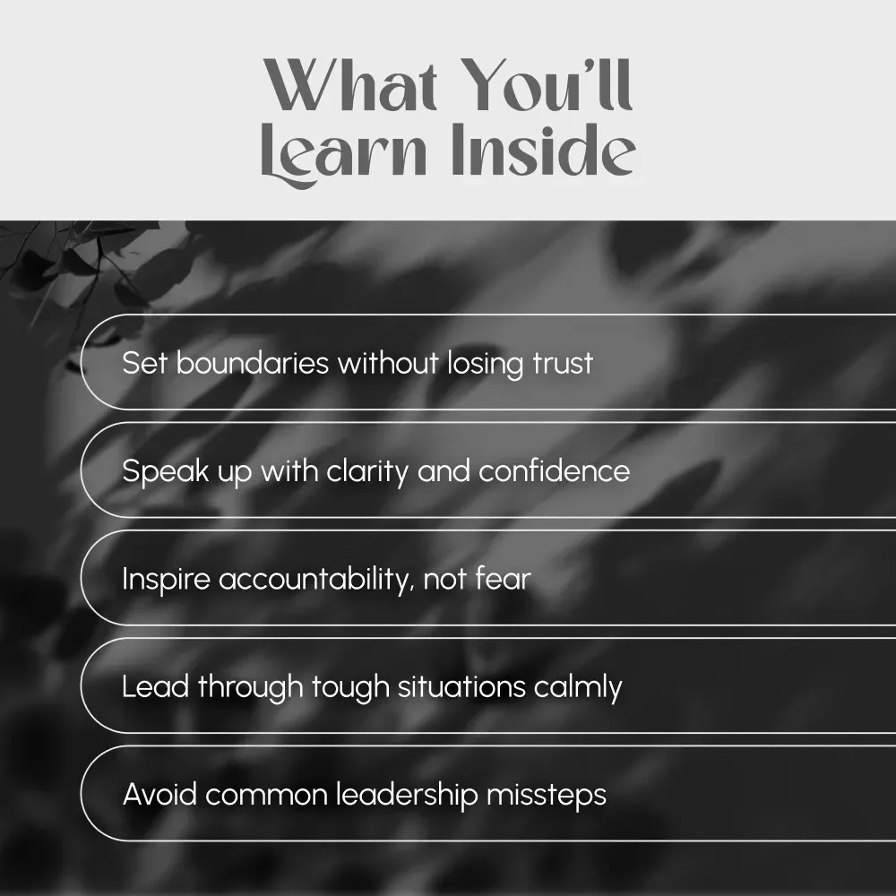 Stand Strong: Your Guide to Becoming a Firm and Respected Leader | How to Be a Firm Leader | Digital Guide for Confident, Fair Leadership