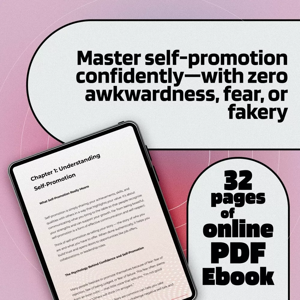 Confidently You: Mastering Self-Promotion Without the Awkwardness