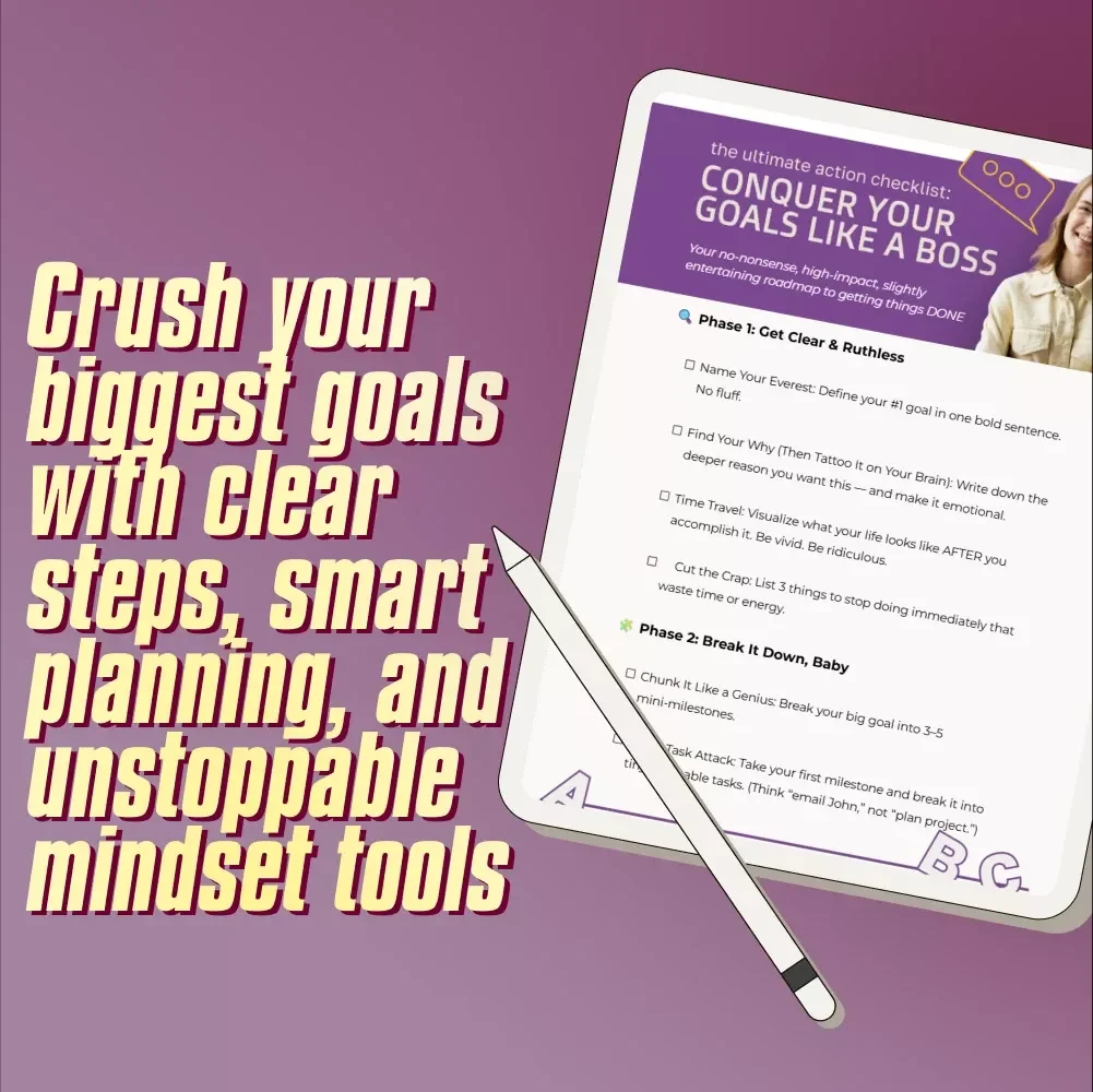 The Ultimate Action Checklist: Conquer Your Goals Like a Boss | Motivational Goal Planner for Managers | How Managers Can Use Effective Communication to Motivate Employees