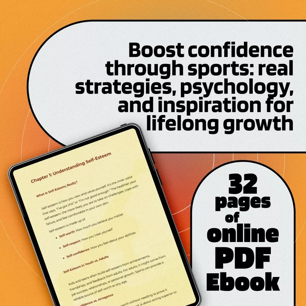 Game On: How Sports Build Confidence from the Inside Out | Sports Self-Esteem eBook | How Do Sports Help Build Self Esteem Guide | Digital Download