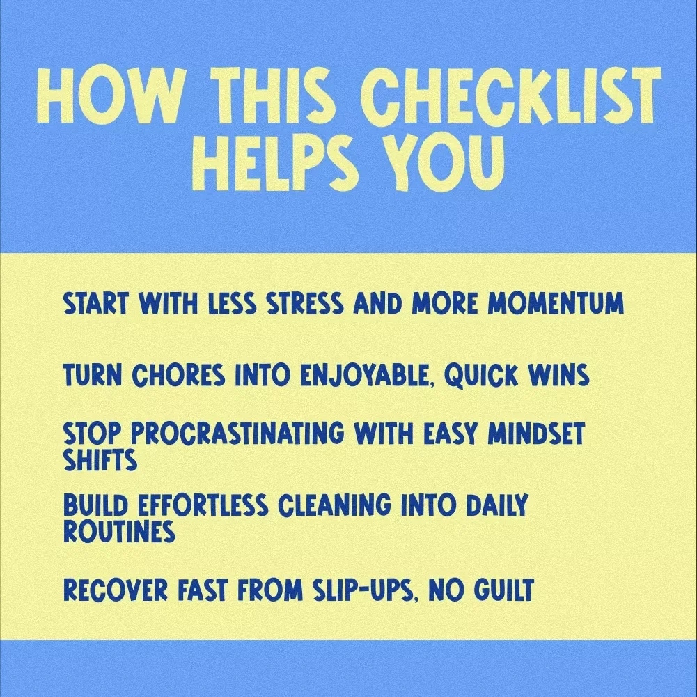 Checklist: “Dish Duty Done Right — Your Ultimate Motivation Hack” | How to Motivate Yourself to Wash Dishes | Printable Kitchen Motivation Tool