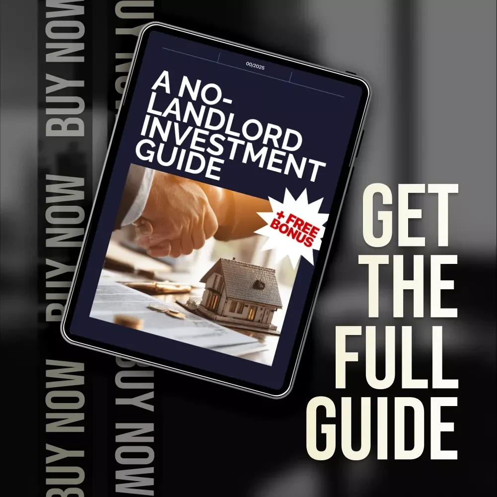 A No-Landlord Investment Guide | How to Invest in Real Estate Without Being a Landlord | Passive Income eBook PDF