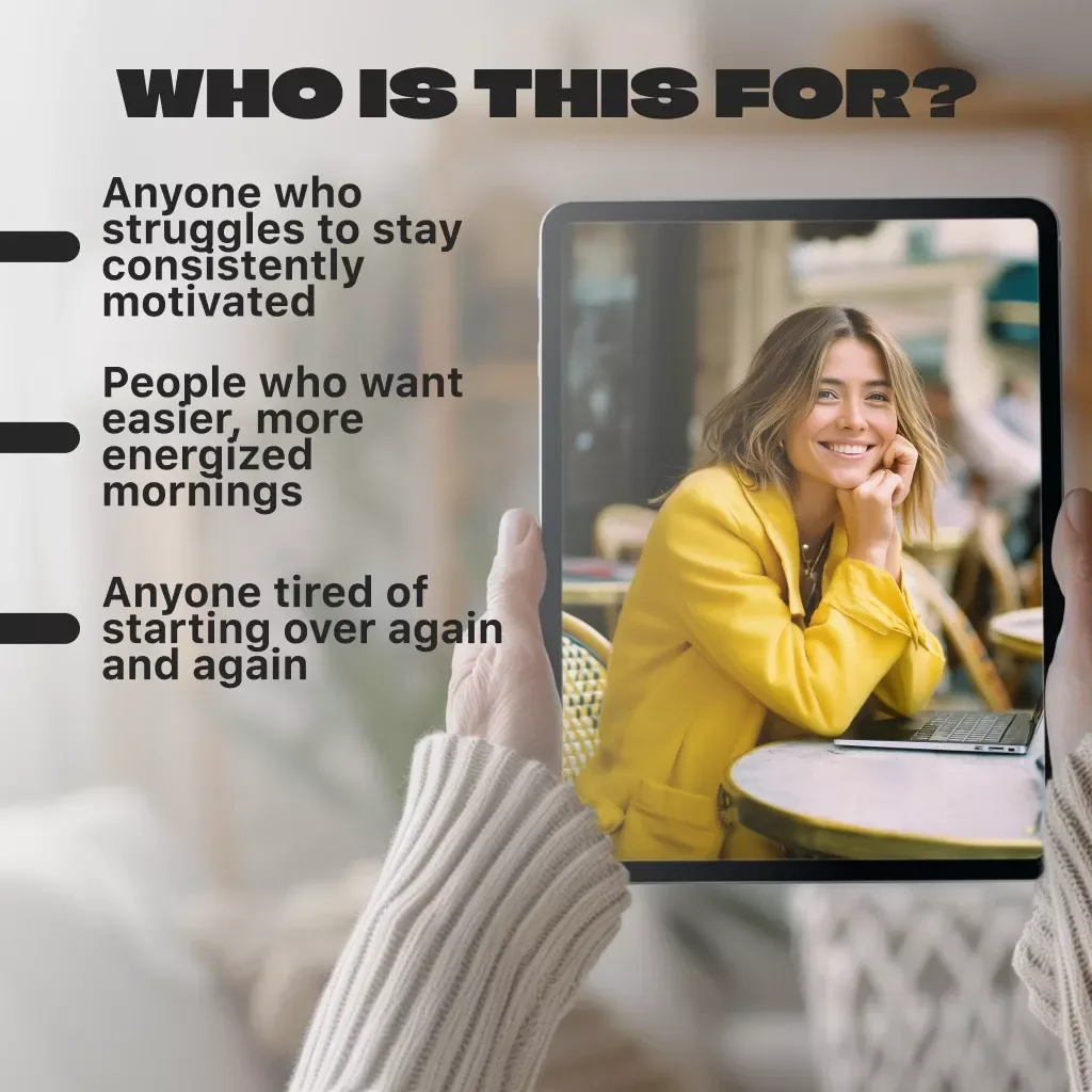 A Friendly Guide to Daily Motivation – Digital Guide on How to Get Motivated for the Day, Morning Routine Boost, Instant Download eBook