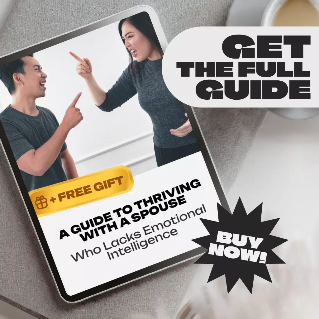 A Guide to Thriving with a Spouse Who Lacks Emotional Intelligence – How to Deal with a Spouse with Low Emotional Intelligence, Printable Marriage Help, Digital Guide for Relationships